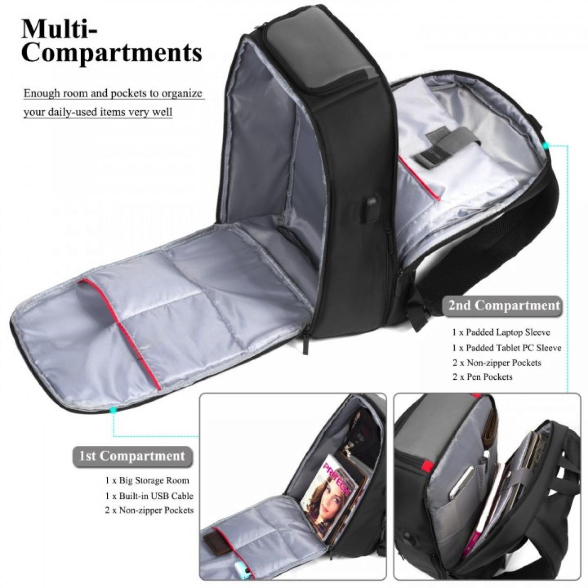 DTBG D8213W Laptop Bag Backpack 17.3 DTBG D8213W Laptop Bag Backpack 17.3